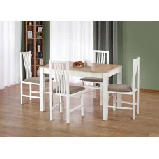 KSAWERY TABLE, COLOR SONOMA OAK / WHITE